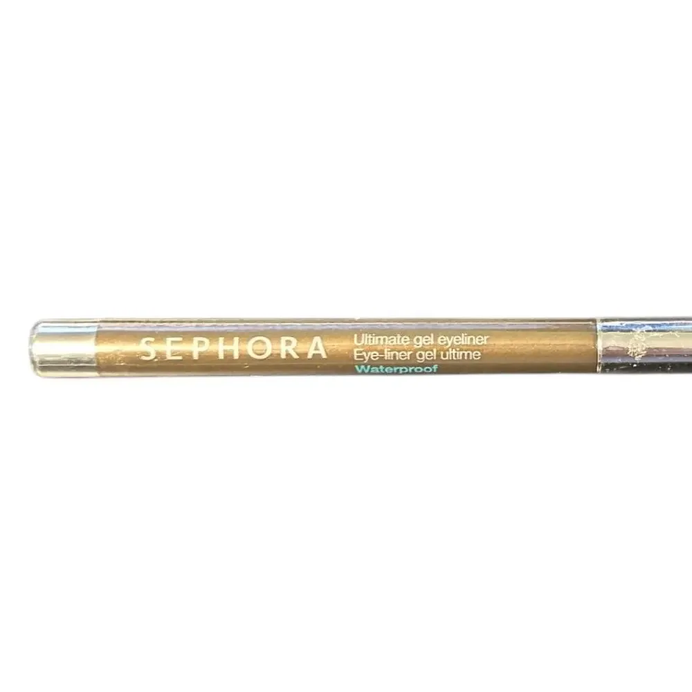 NEW SEPHORA COLLECTION Ultimate Gel Waterproof Eyeliner Pencil Gold Metllic